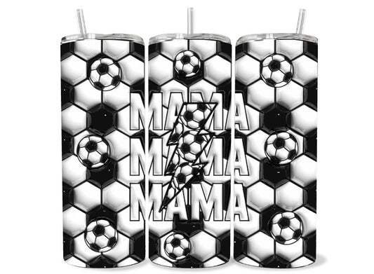 Mama Soccer Stacked