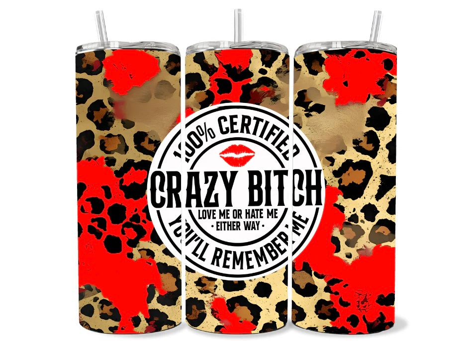 Red Cheetah Crazy Bitch