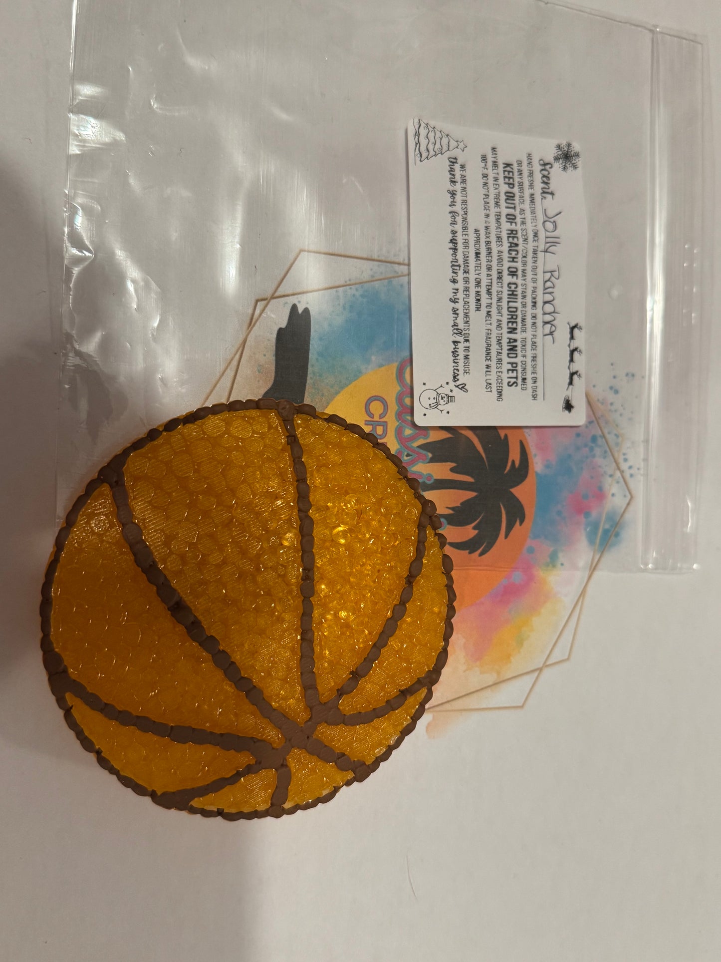 Basketball.. Jolly rancher scented || Car Freshie